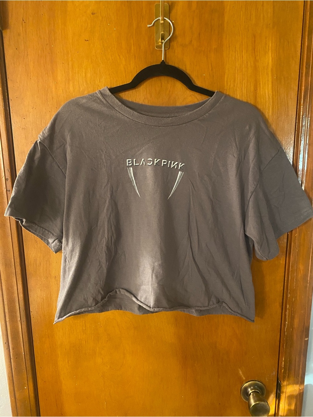 BLACKPINK Cropped Logo Tee K-POP